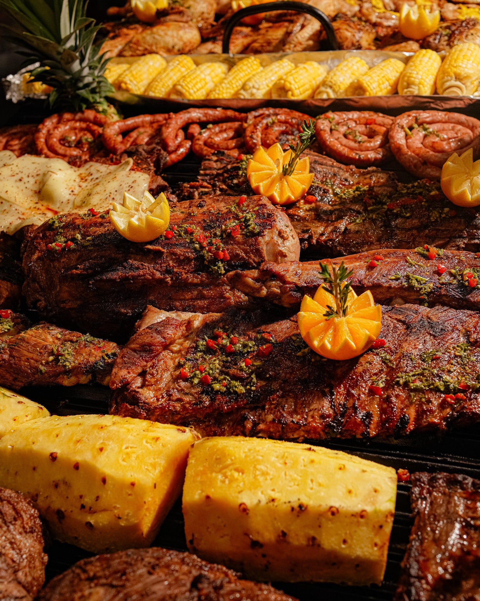 Traditional Argentine cuts grilled over open fire in Miami